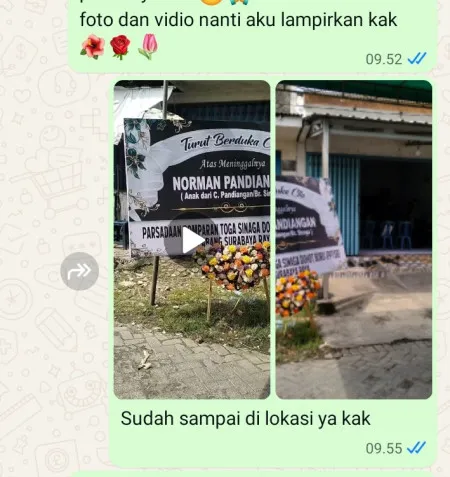 Pengiriman Karangan Bunga Buniara Tanjungsiang
