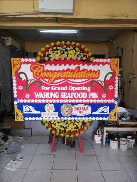 Papan Bunga Ucapan Selamat Buniara Tanjungsiang